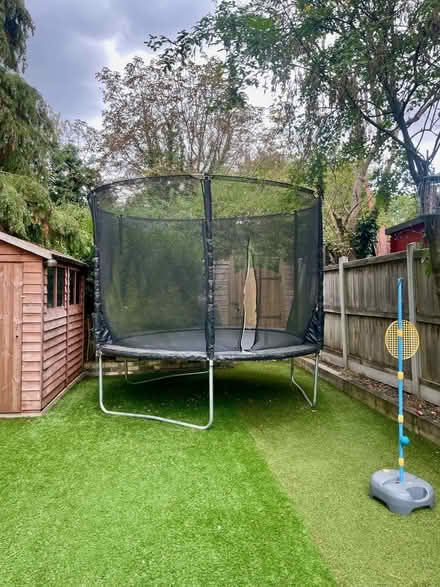 Photo of free 10ft Trampoline Plum Space Zone II Springsafe (used) (Fallow Corner N12) #1