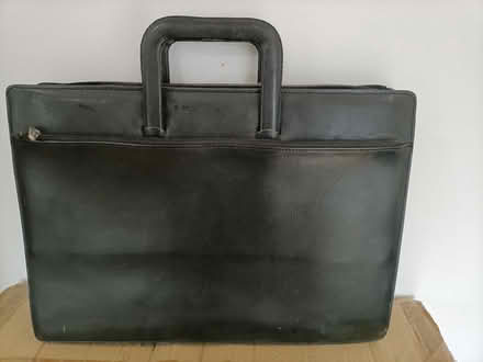 Photo of free Black Leather briefcase (Bucklesham) #2