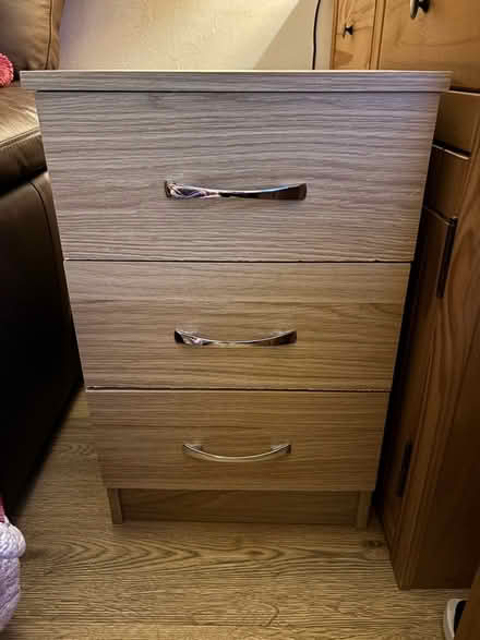 Photo of free 3 drawer unit/ bedside cabinet (Woodmancote GL7) #1