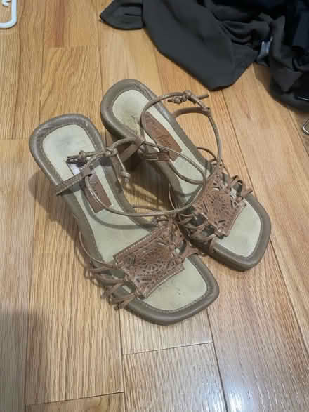 Photo of free Leather high heel sandals (Bells corners) #1