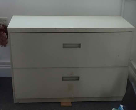 Photo of free Metal lateral file cabinet (Medway) #1