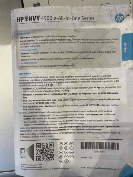 Photo of free HP Envy 4500 scanner printer (Mostyn) #2