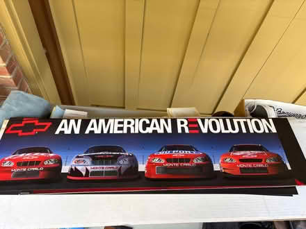 Photo of free corvette, Chevy NASCAR posters (Quaker valley area) #2