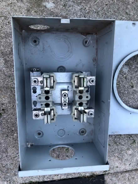 Photo of free Service meter base + switchbox (Browns Line/Lakeshore) #2