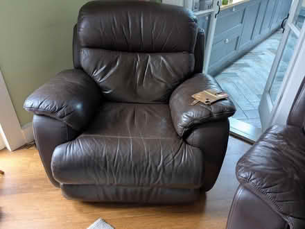 Photo of free Oak furniture land settee suite (Kingswood) #3