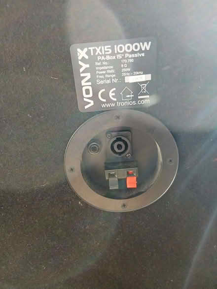 Photo of free Vonyx PA Speakers (Tingewick MK18) #2