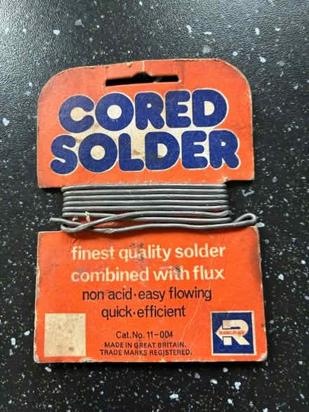 Photo of free Cored Solder (Banstead) #1