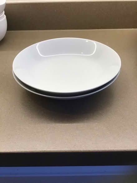 Photo of free 2 white pasta/soup bowls (Alderley Edge SK9) #1