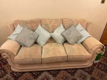 Photo of free 3 settee and armchairseater (DY2 8BT) #1