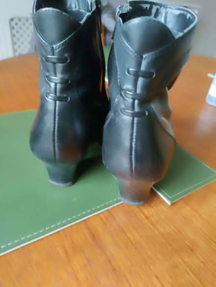 Photo of free Black leather ankle boots (California DE22) #2