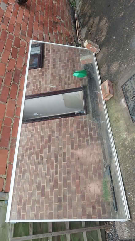 Photo of free Huge mirror. Silvering is still good. Been outside for years (Wolverton MK12) #1