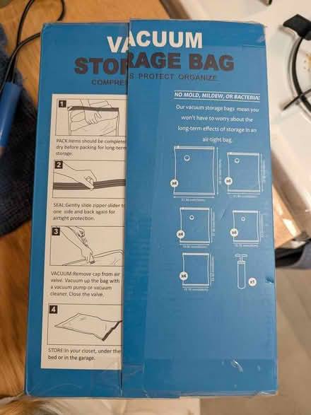 Photo of free Vacuum seal bags (East Santa Clara) #1