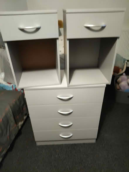Photo of free Children's grey bedroom furniture (Caerleon NP18) #1