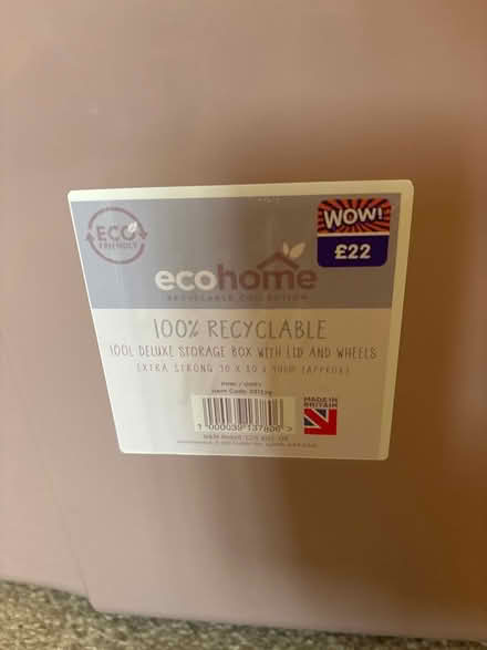 Photo of free Large pink storage box on wheels (Westhouses, Alfreton, DE55) #2