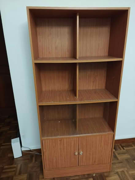 Photo of free Wooden cabinet with glass doors (Pasir Panjang Road) #1