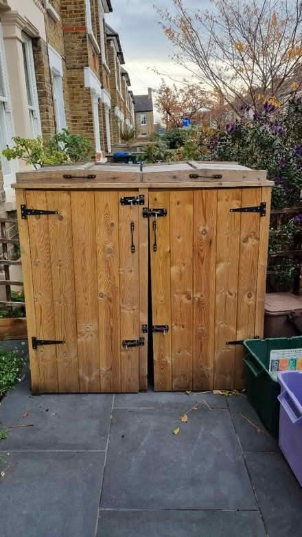 Photo of free Wheelie bin storage 2x140L (South Wimbledon SW19 1) #1
