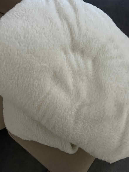 Photo of free Two huge white fluffy blankets (ware SG12) #3