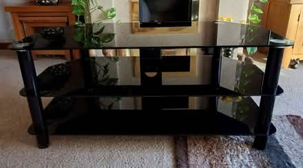 Photo of free Glass TV Stand (Pittville GL50) #2