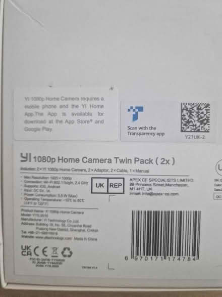 Photo of free 2 x indoor security cameras (Isleworth TW7) #3