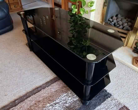 Photo of free Glass TV Stand (Pittville GL50) #3
