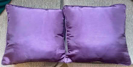 Photo of free Small Peacock Cushions x 2 (Rainham, Kent) #2