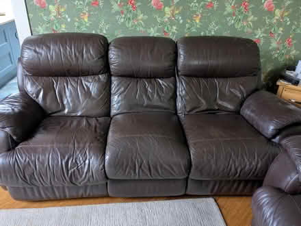 Photo of free Oak furniture land settee suite (Kingswood) #2