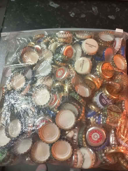 Photo of free Large bag of used bottle tops (Marston OX3) #1