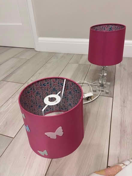 Photo of free Curtains - bed lamp/ lamp shade (KT7 Thames Ditton) #3