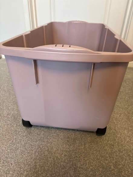 Photo of free Large pink storage box on wheels (Westhouses, Alfreton, DE55) #3