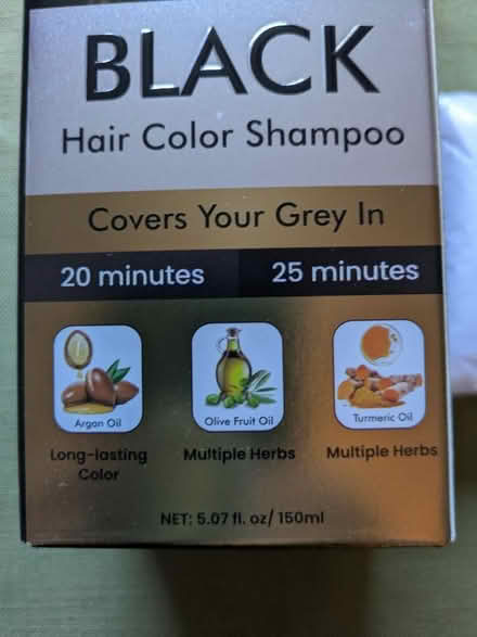 Photo of free Black Shampoo Style Hair Dye with peroxide see description (Barons Court W6) #2