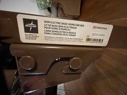 Photo of free Semi-electric hospital bed & table (Brewster, NY) #2