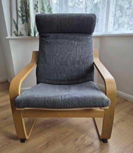 Photo of free Armchair grey Poang IKEA (Norcot RG30) #1