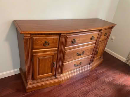 Photo of free Solid Oak Credenza (Winter Hill) #1