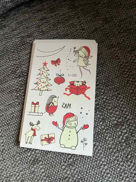Photo of free Temporary Kids Christmas Tattoos (Heysham, Morecambe, LA3) #2