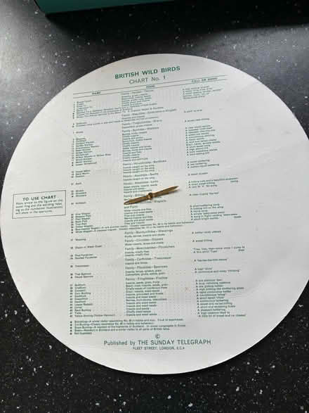 Photo of free British Wild Birds Chart (Banstead) #2