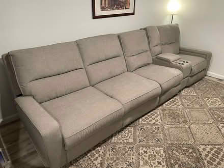 Photo of free Auto reclining sectional/pullout (a mile from Mashpee Commons) #1