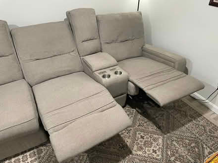 Photo of free Auto reclining sectional/pullout (a mile from Mashpee Commons) #2