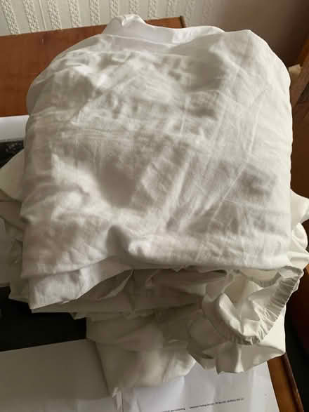 Photo of free 4 double cotton mix fitted sheets (Brockley SE4) #1