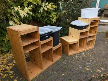 Photo of free 2 IKEA Trofast stepped shelf units (Sutton Pools OX14) #1