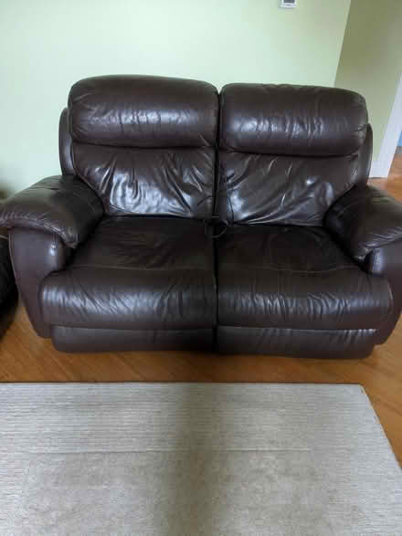 Photo of free Oak furniture land settee suite (Kingswood) #1