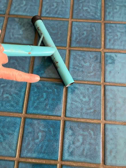 Photo of free Vintage Metal Ironing Board w/cover (Cupertino) #4