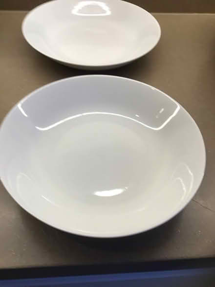 Photo of free 2 white pasta/soup bowls (Alderley Edge SK9) #2