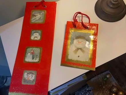 Photo of free The Snowman by Raymond Briggs - 2 x Christmas Gift Bags (Haywards Heath RH16) #1