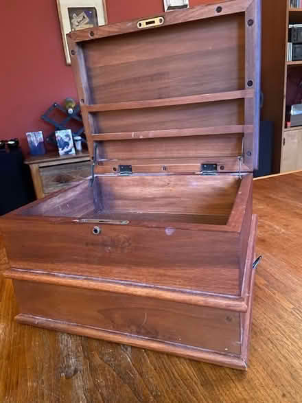 Photo of free wood jewelry box (west medford) #2