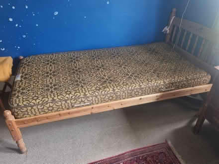 Photo of free Single bed frame and mattress (Tonbridge) #3