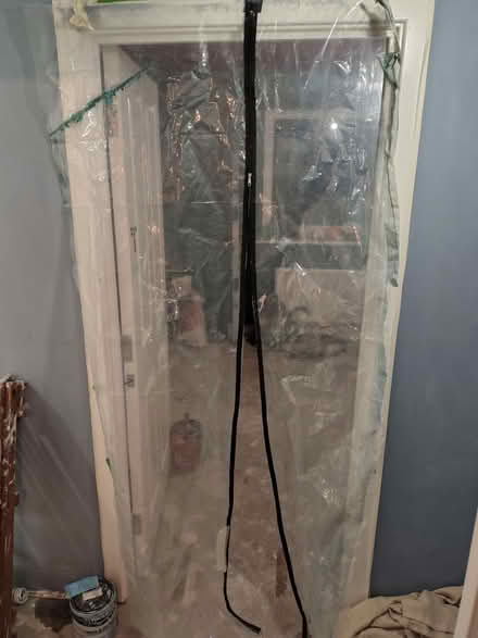 Photo of free Plastic Dust Sheet for Door (Commonside Rd) #1