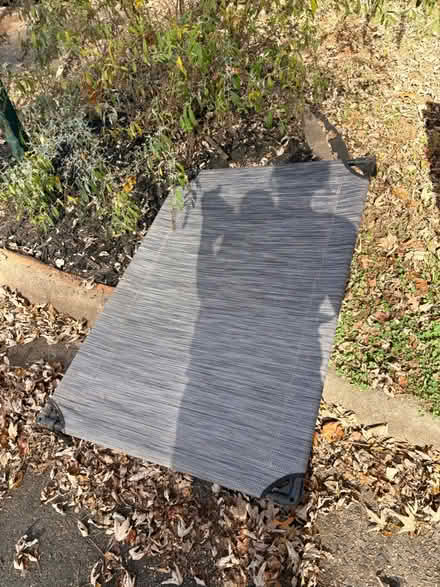 Photo of free Wooden shelf, shoe bin, & dog bed (Dale blvd) #3