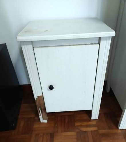 Photo of free White bedside table (Pasir Panjang Road) #2
