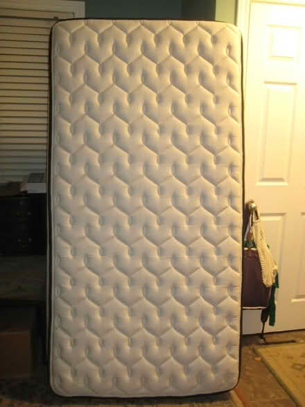 Photo of free Sealy twin mattress (off bridgeport rd near 85 ramp) #1