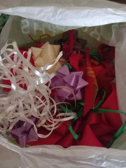 Photo of free Bag of ribbons and bows (Marston OX3) #1